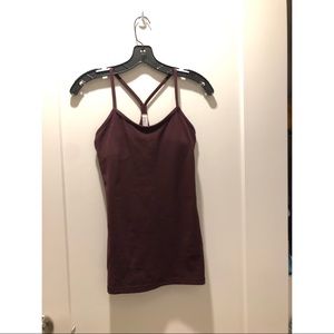 Lululemon yoga tank top with light support cup B/C